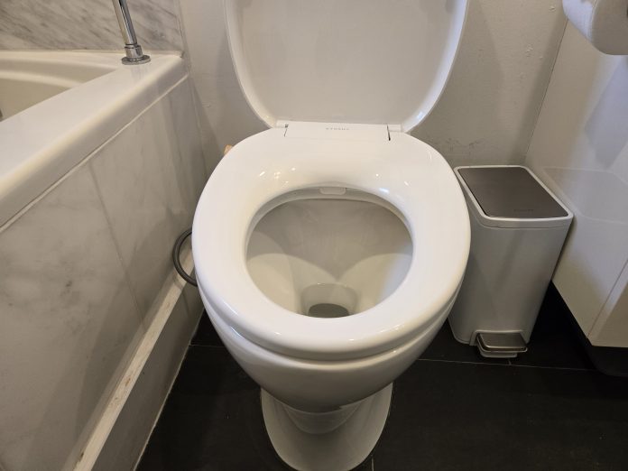 Tushy Wave bidet attachment.