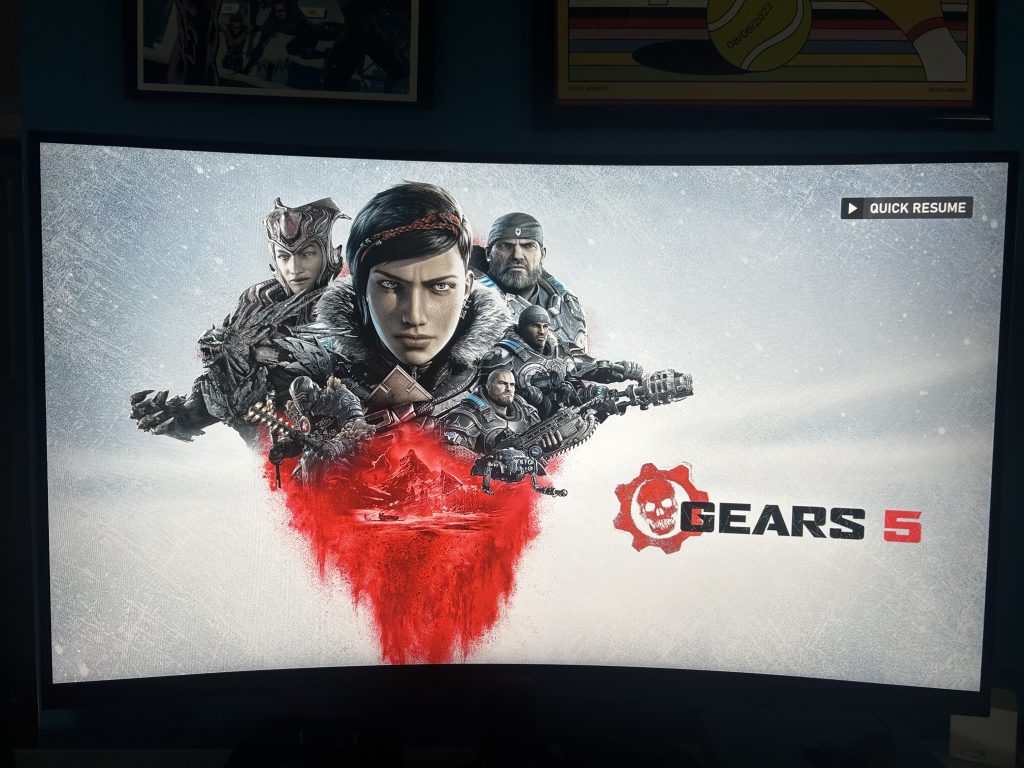 Gears of War 5 by The Coalition on Xbox Series X.