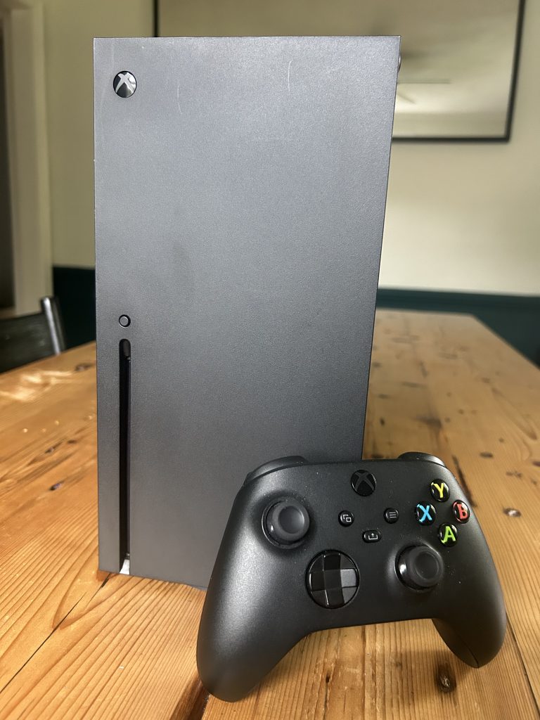 The Xbox Series X and Xbox Core Controller.