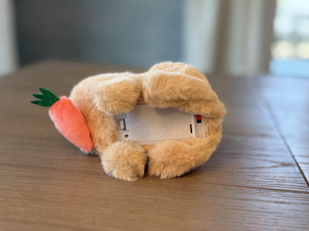 My realistic bunny toy battery pack