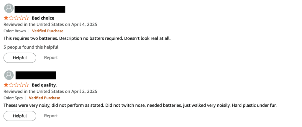 My realistic bunny toy review Amazon