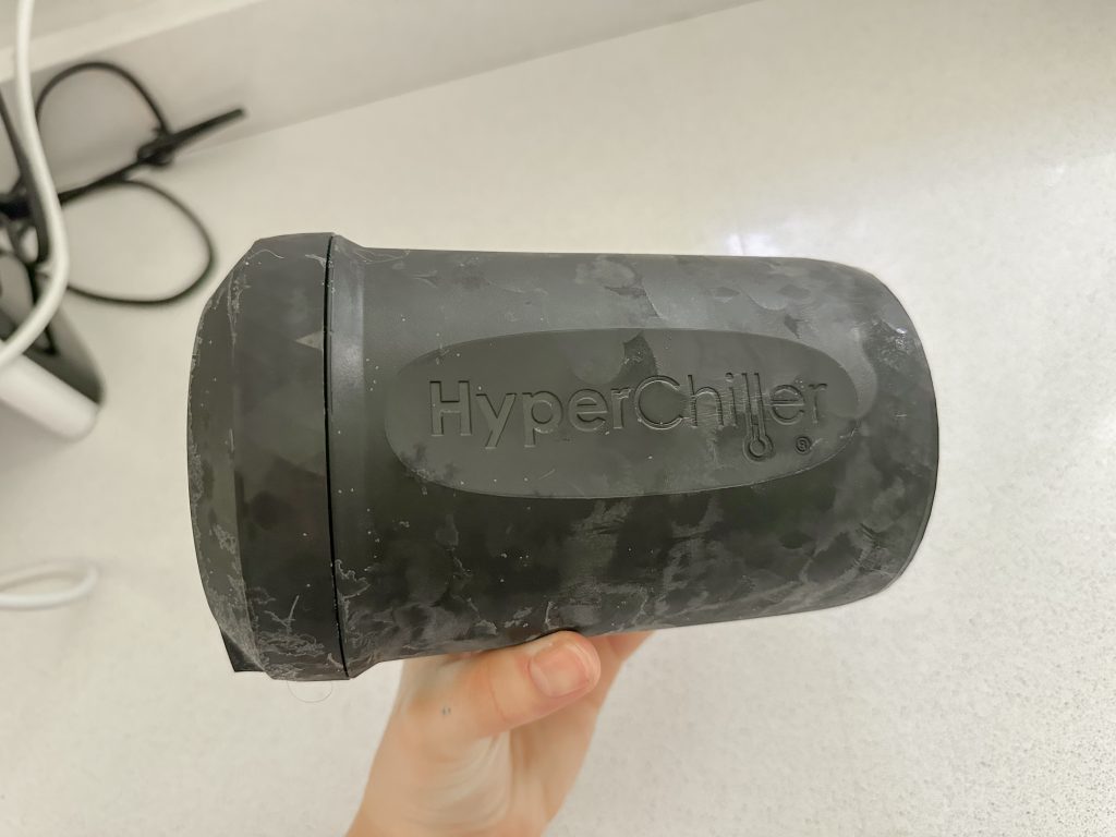 HyperChiller held in a hand
