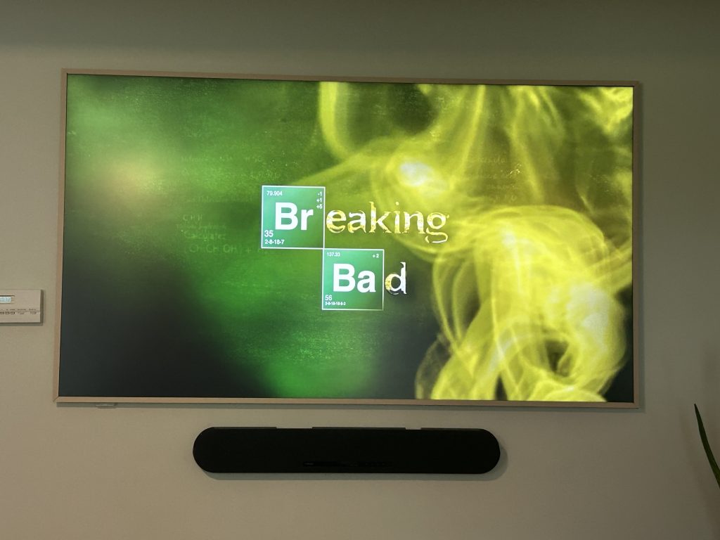The Breaking Bad logo, from Netflix.