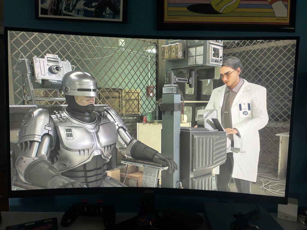 Robocop: Rogue City on the Xbox Series X.