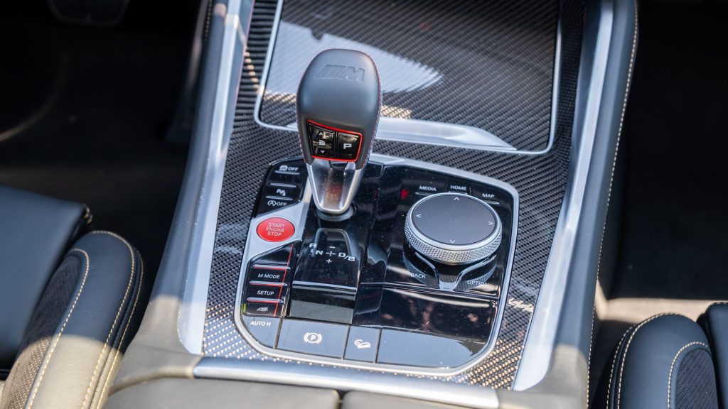 Controls in the 2025 BMW X5 M Competition