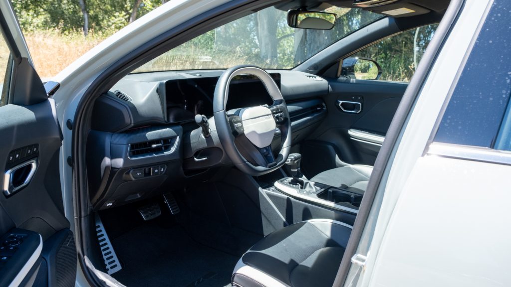 Driver's seat of the 2025 Kia K4 GT-Line Turbo