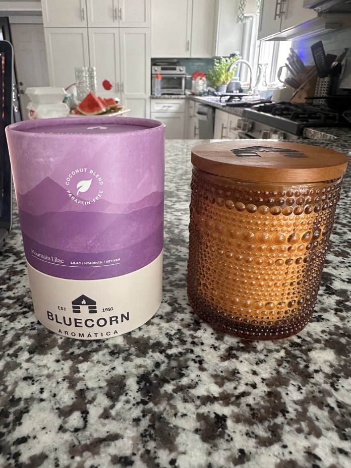 lilac candle
