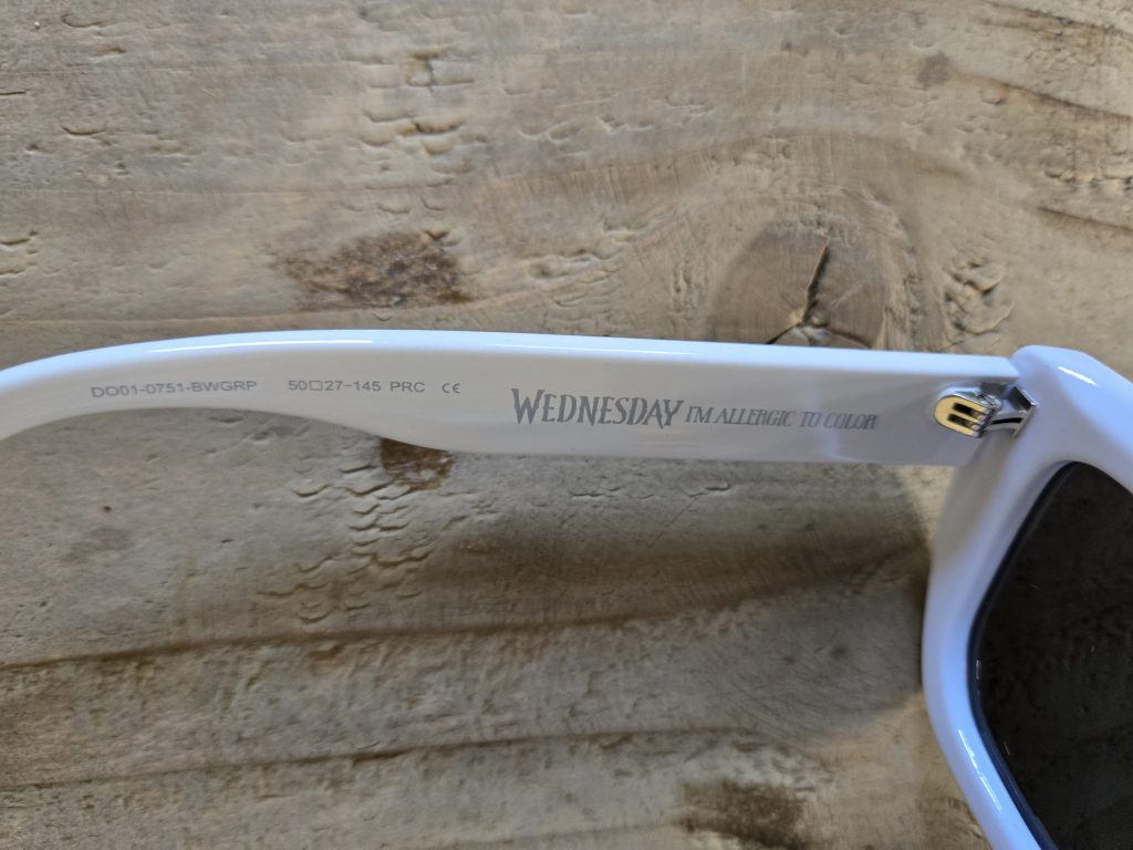 Diff and Dime Wednesday Addams sunglasses