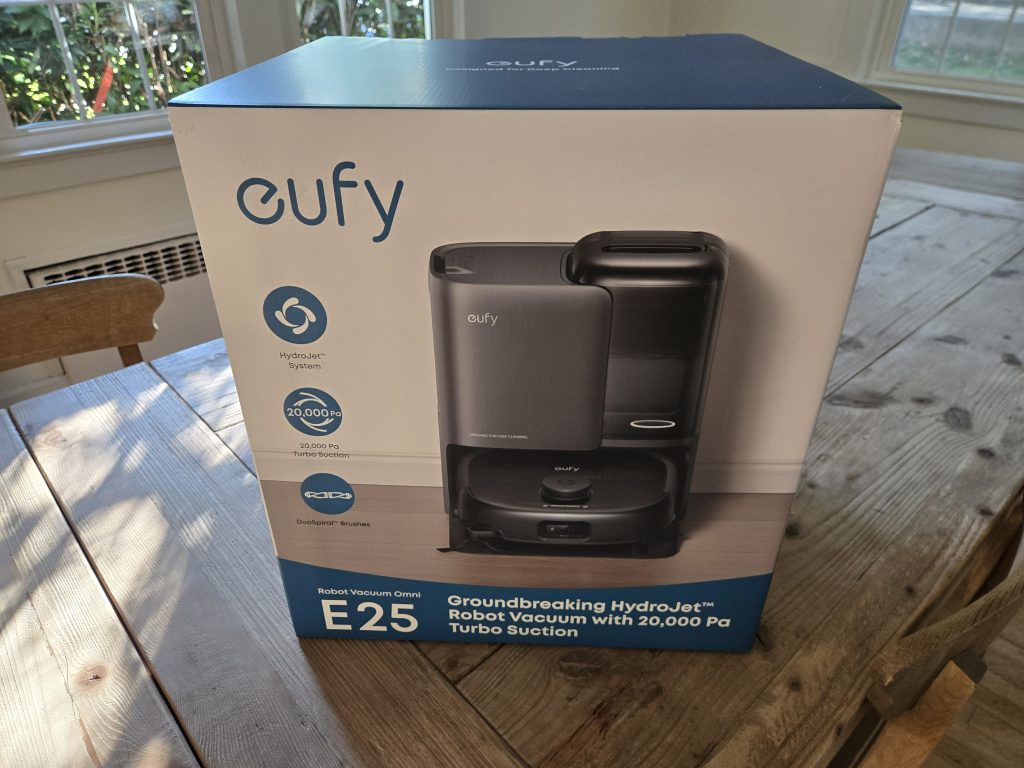 Eufy Omni E25 packaging