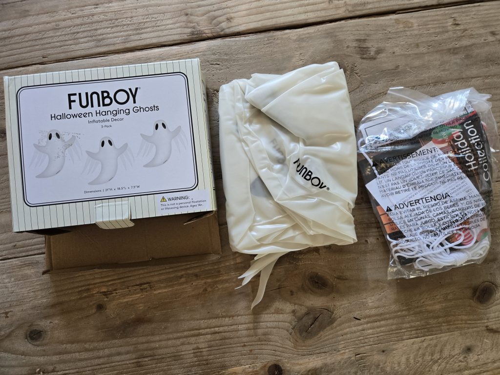 funboy inflatable hanging ghosts box contents