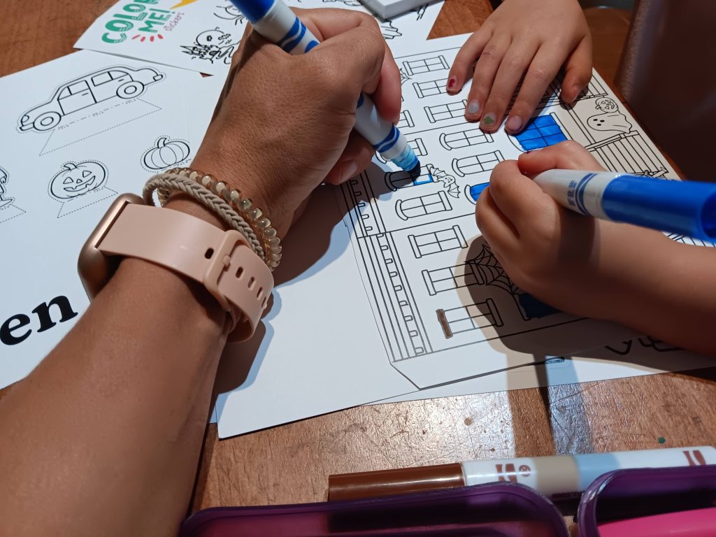 Color-Your-Own Halloween Village Bundle