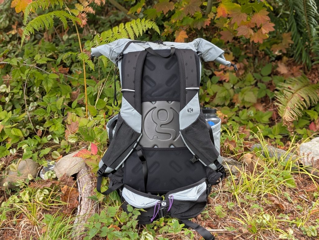 the back of the gossamer gear skala 38