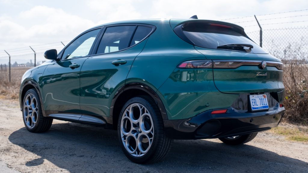 Rear of the Alfa Romeo Tonale