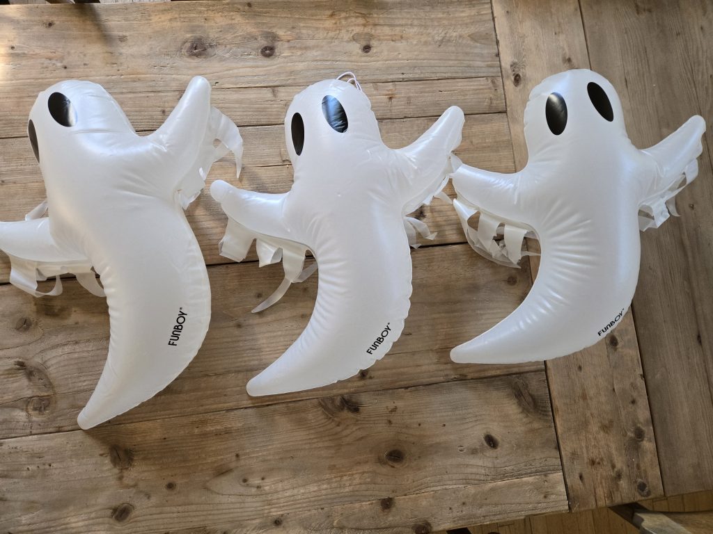 funboy inflatable hanging ghosts inflated