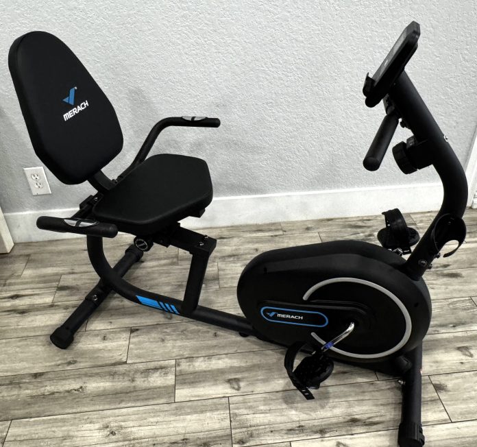 MERACH S08 recumbent bike fully built landscape