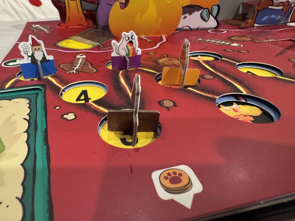 Exploding Kittens The Board Game playing pieces