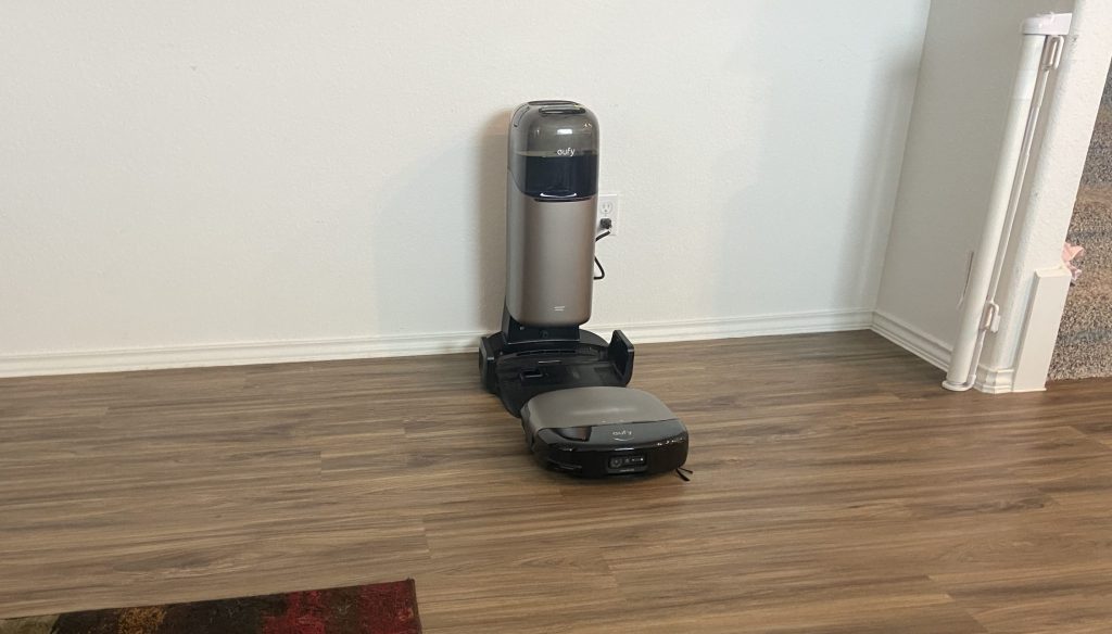 The Omni S2 vacuum robot leaves its base