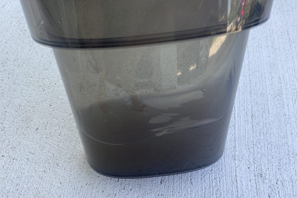 Omni S2's dirty water tank