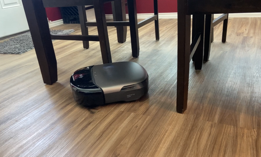 The Omni S2 under a table