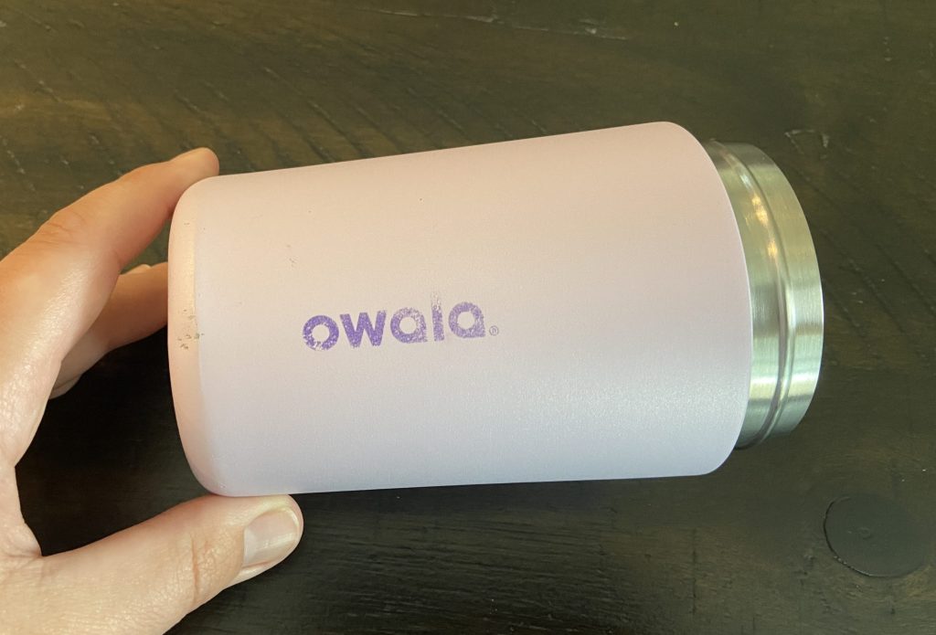 a small ding and slightly faded logo on my Owala Kids' Tumbler